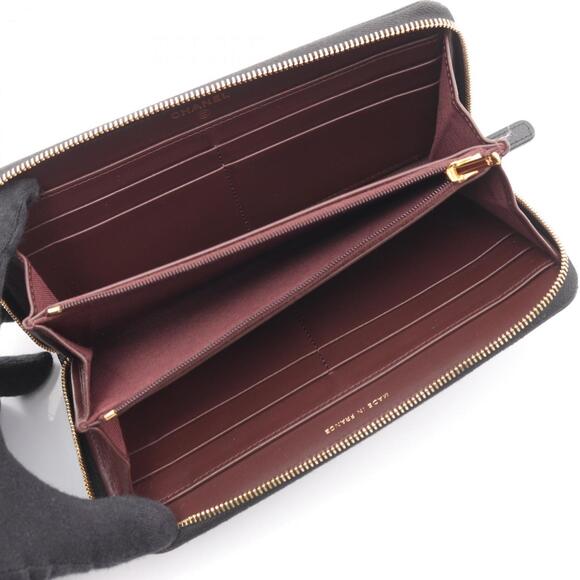 CHANEL Black Leather Wallet - Picture 3 of 9